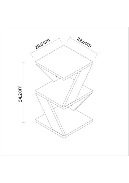 Yan Sehpa Atlantik Çam fiyatları