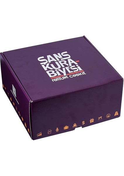 Kurabiyesi Fortune Cookie/ 50'li Kutu (Hazır Dilekler/fallar)
