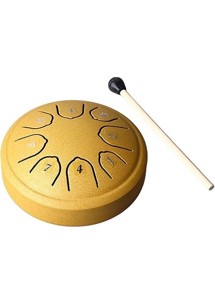 Dil Davul 4.5 Inç 8 Ton C Tuşu Karbon Çelik Mini Dil Davul Yetişkin Çocuklar Için Başlangıç (Gold) modelleri