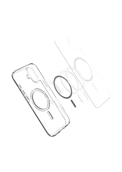 iPhone 16 Plus Ince Magsafe Kılıf Ultra Hybrid Sararma Karşıtı Duraclear™ Hava Kanalı Teknolojisi™ Askeri Sınıf Koruma Magfit White Şeffaf Kapak - ACS08075 fiyatları