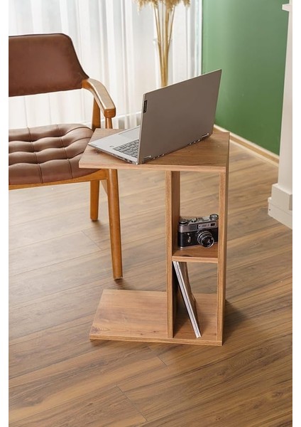 Raflı Yan Sehpa Koltuk Sehpası C Sehpa Zigon Sehpa Servis Sehpası fırsatları