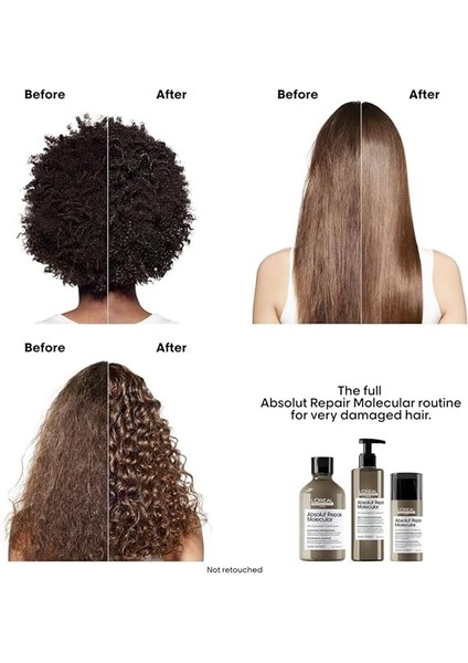 Professionnel Paris Serie Expert Absolut Repair Molecular Tüm Yıpranmış Saçlar Için Durulanmayan Maske 100ML modelleri