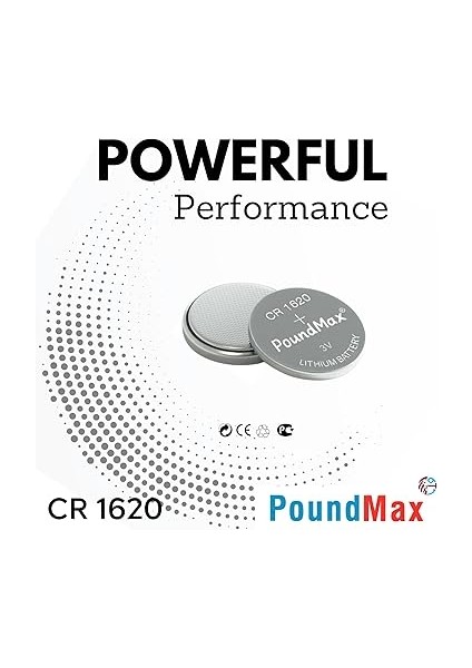 Düğmeli Piller 1620 CR1620 DL1620, 3 V, 5'li Paket fırsatları