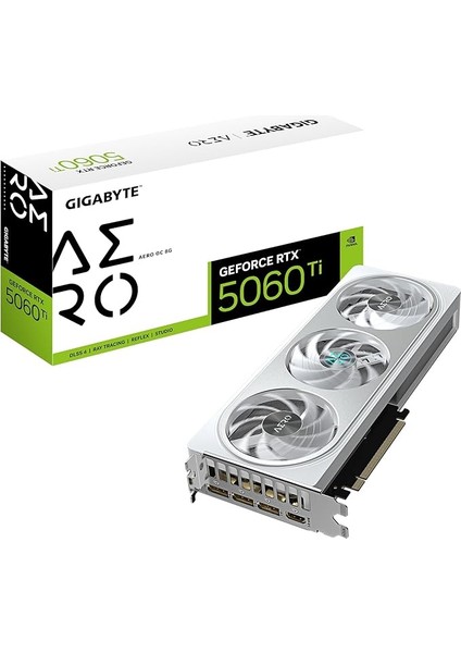 Geforce Rtx™ 5060 Ti Aero Oc 8g 3 Fanlı Wındforce Coolıng System Rgb Gaming Ekran Kartı – GV-N506TAERO Oc-8gd