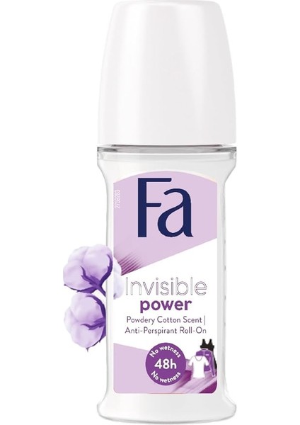 Invisible Power Kadın Terleme Karşıtı Roll-On 50 ml 1 Adet