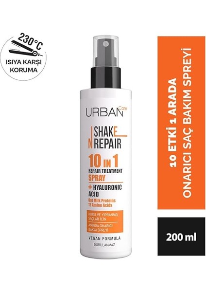 Care Shake N Repair 10-In-1 Onarıcı Etkili Durulanmayan Saç Bakım Spreyi, 200 Mililitre, Vegan fiyatları