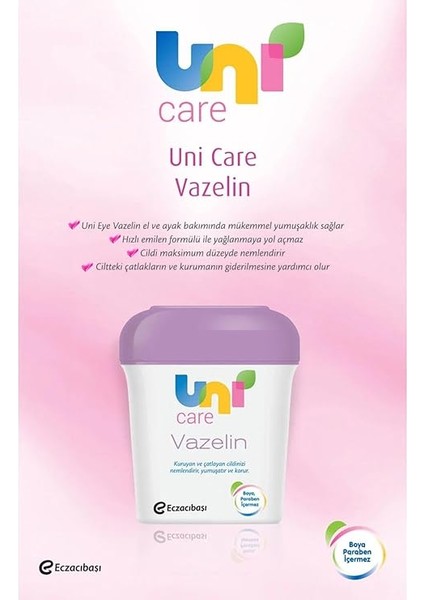 Uni Care Vazelın 170 ml fiyatları
