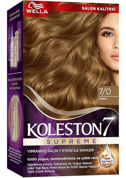 Koleston Supreme Saç Boyası 7/0 Kumral