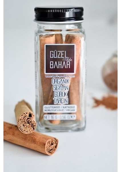 Gıda Güzel Ada Bahar Organik Seylon Çubuk Tarçın 16 G modelleri
