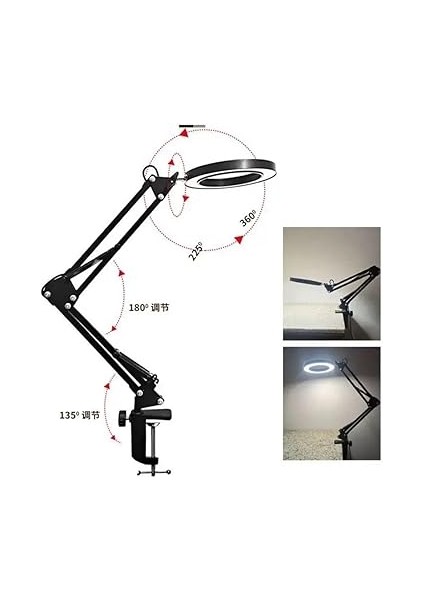 Kıskaçlı Yuvarlak Işık 6.3 Inç (16CM) Stüdyo Halka Işık ve Tripod Fotoğraf Makinesi Kamera Youtuber Twich Yayıncı Işığı - NB35 indirimleri