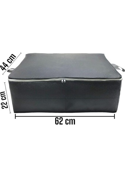 Room 4 Adet Antrasit Baza Altı ve Çekyat Tipi Hurç 62 x 44 x 22 cm Xlarge fiyatları