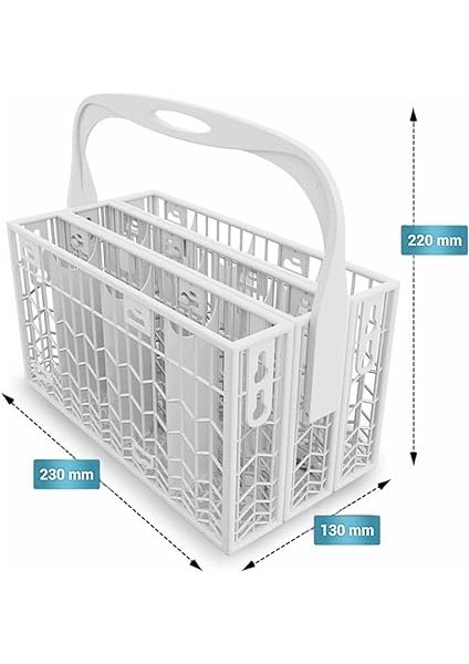 3 Hazneli Portatif Bulaşık Makinesi Çatal Kaşık Sepeti modelleri