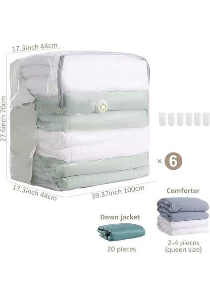 Home Büyük Boy (80CM x 100CM x 50CM) Küp Vakumlu Hurç &amp; Vakumlu Poşet &amp;(Yorgan&amp;battaniye&amp;yastık&amp;elbise) Şeffaf modelleri