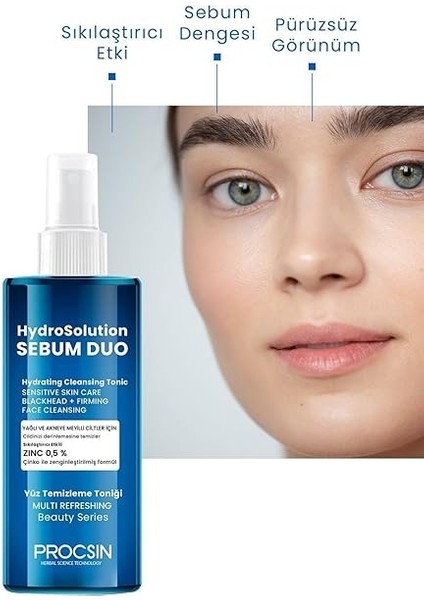 Hydro Solution Tonik, Gözenek Sıkılaştırıcı &amp; Cilt Yenileyici, Derinlemesine Temizlik &amp; Nem Desteği, Canlandırıcı &amp; Arındırıcı Formül, 200 ml fırsatları