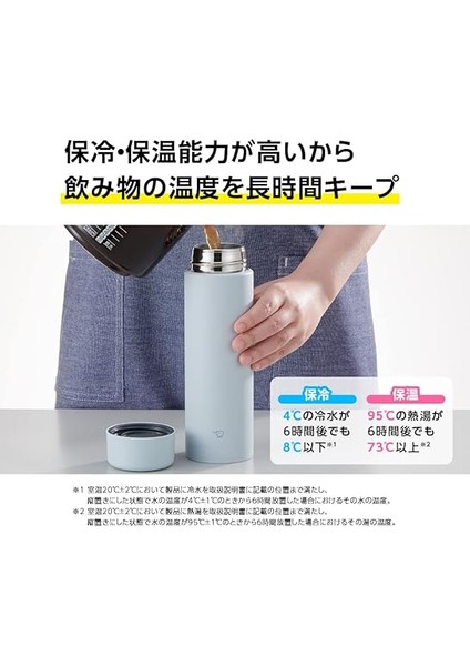 Mahobin SM-GA60-TM Su Şişesi, Dikişsiz Dispenser, Büyük Kapasite, 600 ml (600 Ml), Vida, Paslanmaz Çelik Kupa, Kova Boz Kahverengi, Entegre Yıkayıcı, Temizlemesi Kolay, Sadece 2 Adet indirimleri