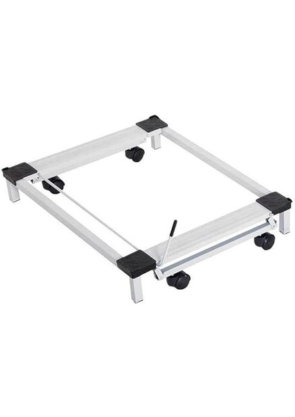 Renk Metal Çeksür Çamaşır Makinesi Taşıma Altlığı Buzdolabı Makine Altlığı Tekerlekli Beyaz Eşya Taşıyıcı Ürün Gri Renk Boyalıdır modelleri