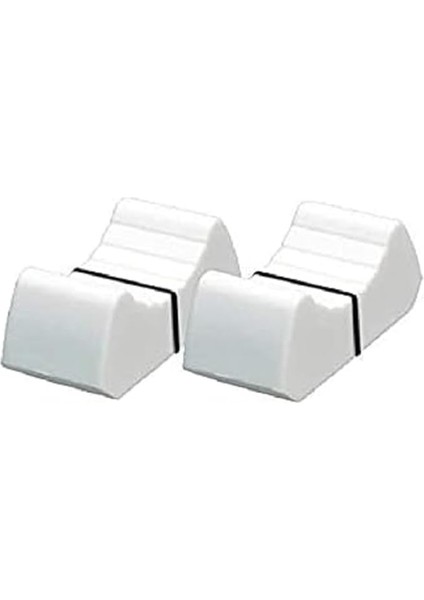 Adet Iç Delik 8 mm Mikser Kaydırıcı Sürgü Düğmesi Değiştirme, Yamaha Soundcraft Behrınger Mikser Için Uygun (Beyaz)