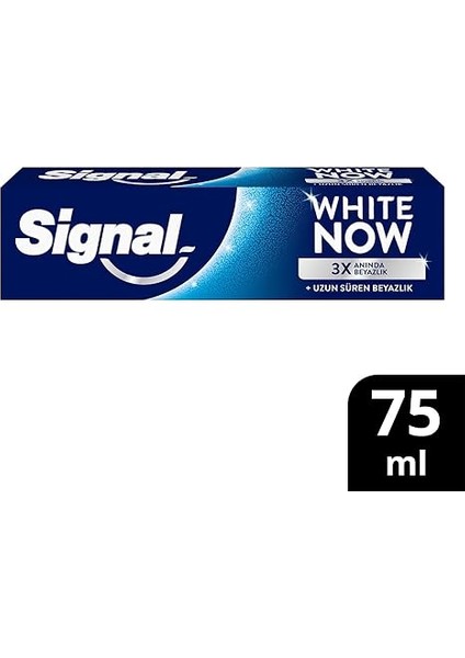 White Now Diş Macunu Original Uzun Süren Beyazlık 75 ml fiyatları