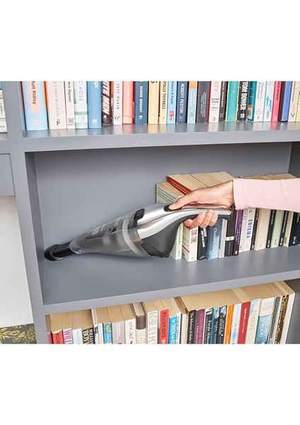 + Decker NVC220WC-QW 7.2V Dustbuster Şarjlı El Süpürgesi, Krom indirimleri