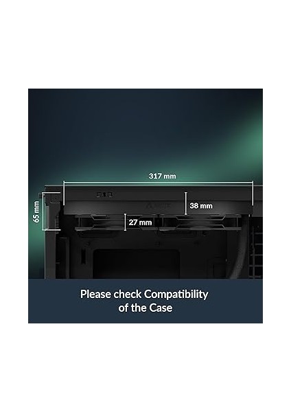 Liquid Freezer Iıı Pro 280 - Aıo Cpu Soğutucu, 2 x 140 mm Su Soğutma, 38 mm Radyatör, Pwm Pompa, Vrm Fan, Amd Am5/am4, Intel LGA1851/1770 Kontak Çerçevesi - Siyah fiyatları