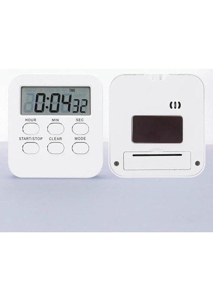 Alarmlı Dijital Öğrenci Sınav Masa Kronometresi 24 Geri Sayım Saat - 2 Alarm Kademeli (Haki) indirimleri