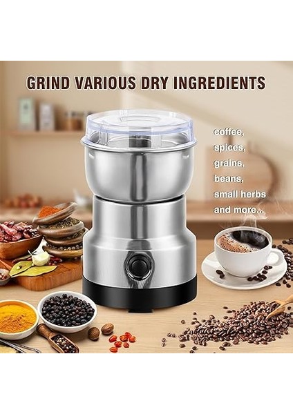 Home 200 Watt Çelik Bıçaklı Kahve ve Baharat Öğütme Makinesi – Kompakt Öğütücü, Bebek Maması Hazırlığına Uygun, Paslanmaz Çelik Hazne, Elektrikli Baharat ve Kahve Değirmeni fiyatları