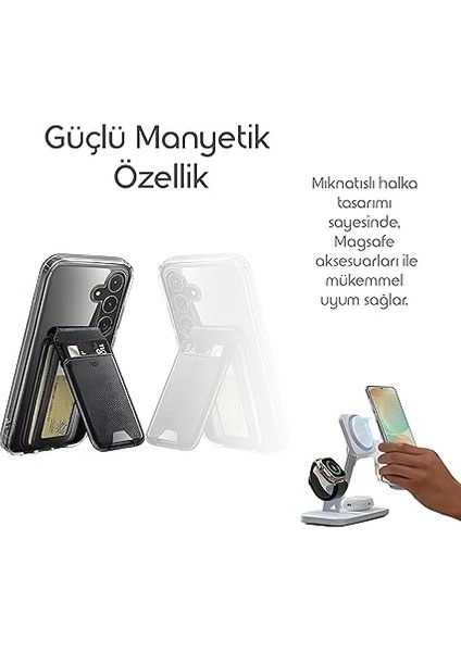 Samsung Galaxy A36 Için Şeffaf Kılıf Magsafe Aksesuarları ile Uyumlu Arkası Sert Pc Köşeleri Darbe Emici Silikon A36 Için Kılıf Sararmaya Dayanıklı Kalın Koruyucu Güçlü Manyetikli A36 Kılıf fırsatları