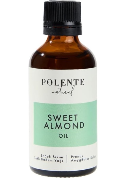 Natural - Tatlı Badem Yağı - Soğuk Sıkım (50 Ml)