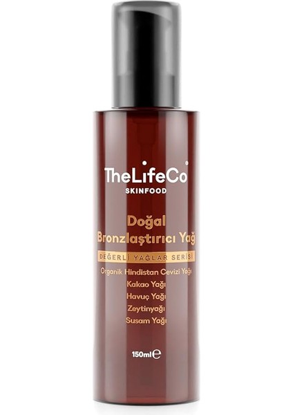 Skinfood Değerli Yağlar Serisi Doğal Bronzlaştırıcı Güneş Yağı 150 ml