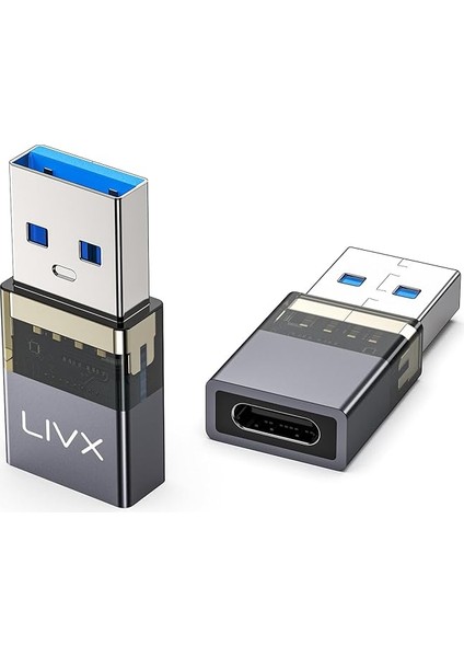 USB 3.2 To Type C Çevirici Dönüştürücü Otg 10GBPS 60W Ultra Hızlı Şarj ve Veri Aktarımı Otgdf