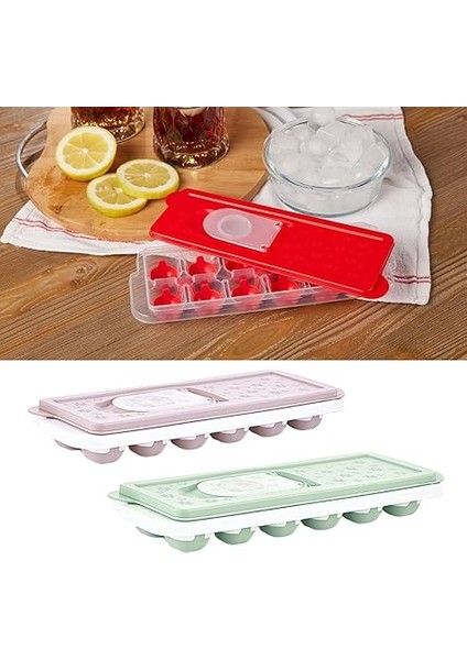 2 Adet Silikon Tabanlı Buzluk, 12'li Buz Kalıbı, Buz Kalıbı, Pratik ve Esnek Silikon Tabanlı Buzluk Seti - Içeceklerinizi Serin Tutun! modelleri