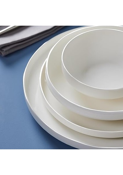 Stream Bone Saturn 24 Parça 6 Kişilik Yemek Takımı Beyaz modelleri