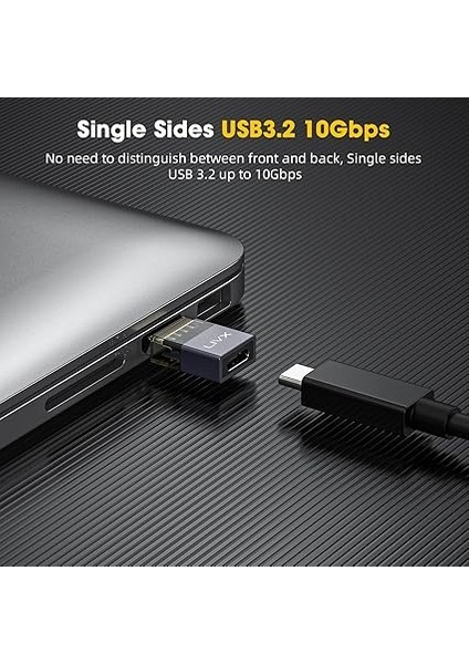 USB 3.2 To Type C Çevirici Dönüştürücü Otg 10GBPS 60W Ultra Hızlı Şarj ve Veri Aktarımı Otgdf modelleri
