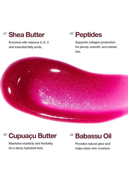 Dudak Bakım Parlatıcı Lip Balm 10 ml | Cherry Tint | Besleyici, Nemlendirici | Peptit,shea,cupuaçu fiyatları