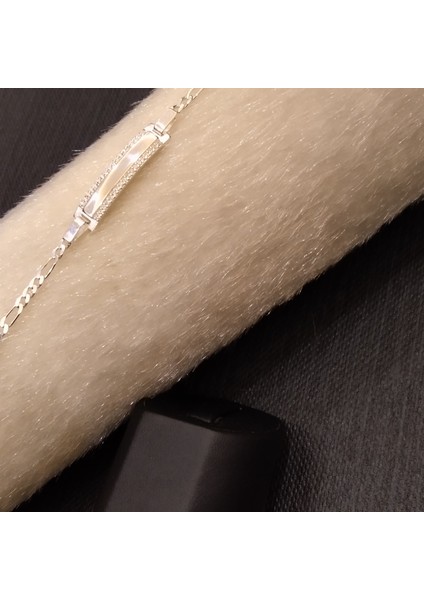 925 Ayar Gümüş Sade ve Düz Model Bebek/çocuk Bilekliği -Şık Tasarım- Isim Yazdırılabilir. 14 cm -3mm fiyatları