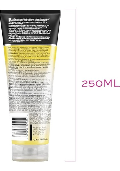 Frieda Sarı Saçlara Özel Güneş Işıltısı Veren Şampuan 1 Paket (1 x 250 Ml) fiyatları