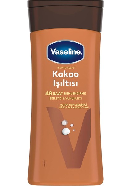 Vücut Losyonu Kakao Işıltısı Parlaklığını Kaybetmiş ve Kuru Ciltler Için 200 ml