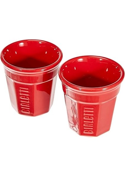 - Set Mini Express: Ocak Üstü Espresso Pişirici + 2 Cups - Renk Kırmızı modelleri