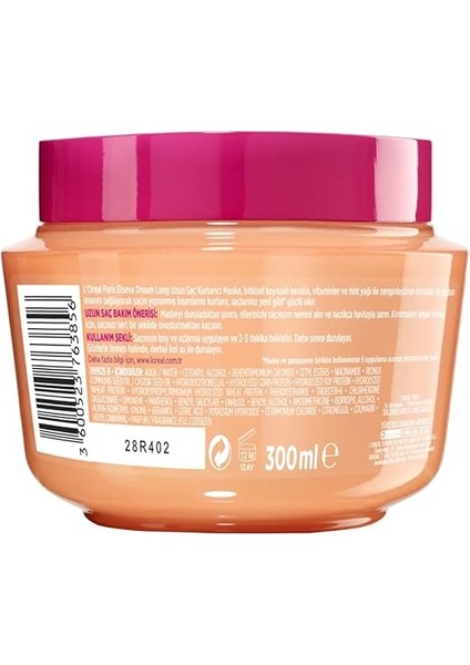 Parıs Elseve Dream Long Uzun Saç Kurtarıcı Maske 300 ml fiyatları
