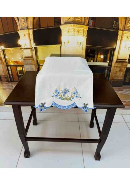 6'lı Kesme Nakışlı Ucu Güpürlü Kadife 30 ×50 Mutfak Çeyizlik El Yüz Havlu Seti fırsatları