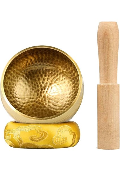 Tibet Meditasyon Zili Seti, Tibet Çanları, Yoga, Meditasyon, Çakra Iyileştirme Için Tibet Çanı Yastığı (3,3 Inç)