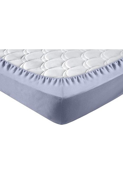 Örme Penye Lastikli Çarşaf, Battal Çift Kişilik, Açık Gri, Pamuk-Elastan 230G/M2 modelleri