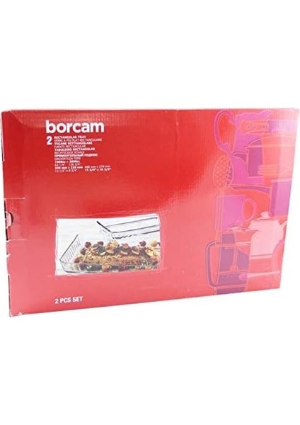 Borcam 2'li Dikdörtgen Tepsi indirimleri