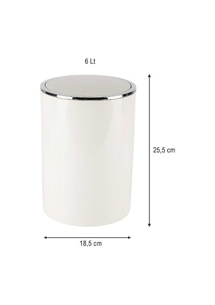 Lenox Çöp Kovası 6 Lt Bej (E35) M-E35-09 fiyatları