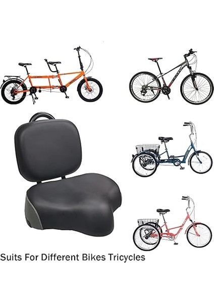 Bisiklet Selesi, Yumuşak Poliüretan Yastıklı Bisiklet Selesi, Dağ Bisikleti, Üç Tekerlekli Bisiklet Için modelleri