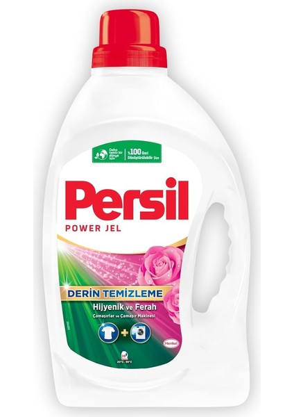 Power Jel Derin Temizleme Plus Gülün Büyüsü 26 Yıkama Sıvı Çamaşır Deterjanı 1 x 1690 ml