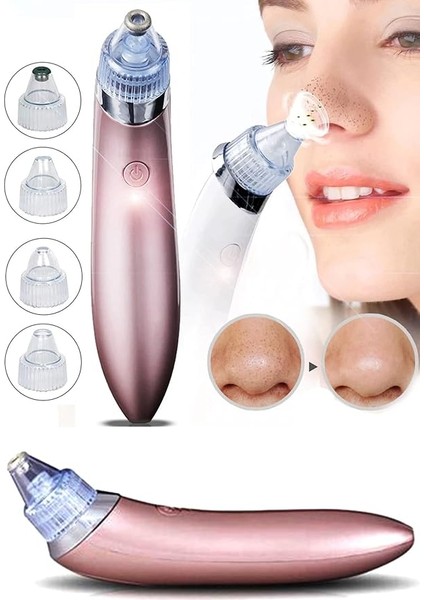 Vakumlu Akne Siyah Nokta Leke Çıkarıcı Cilt Temizleme 4 Başlıklı fiyatları