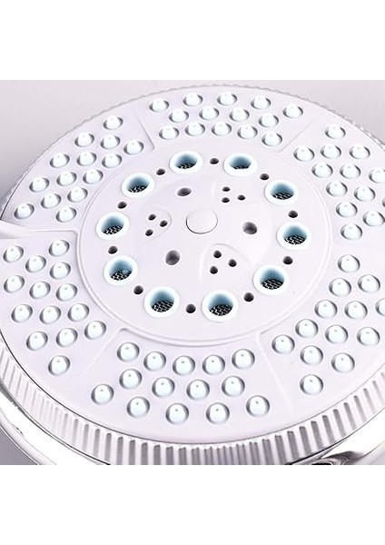 Huge 5 Fonksiyonlu Büyük Başlı El Duşu Duş Başlığı - Farklı Püskürtme Modları - Yüksek Kaliteli Abs Krom Kaplı G1/2 Uyumlu indirimleri