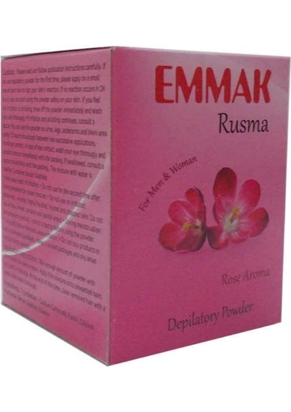 Tüy Dökücü Toz Gül Aromalı Hamam Otu Bay Kadın Rusma 80 gr x 2ADET fırsatları