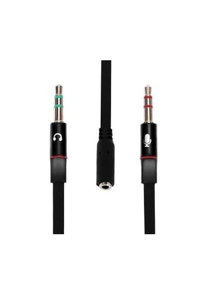 Girişli Kulaklığı Bilgisayara Bağlama, Kulaklık ve Mikrofon Ayırıcı,kulaklık Mikrofon Çevirici Ayırıcı Switch Splitter 3.5mm fiyatları